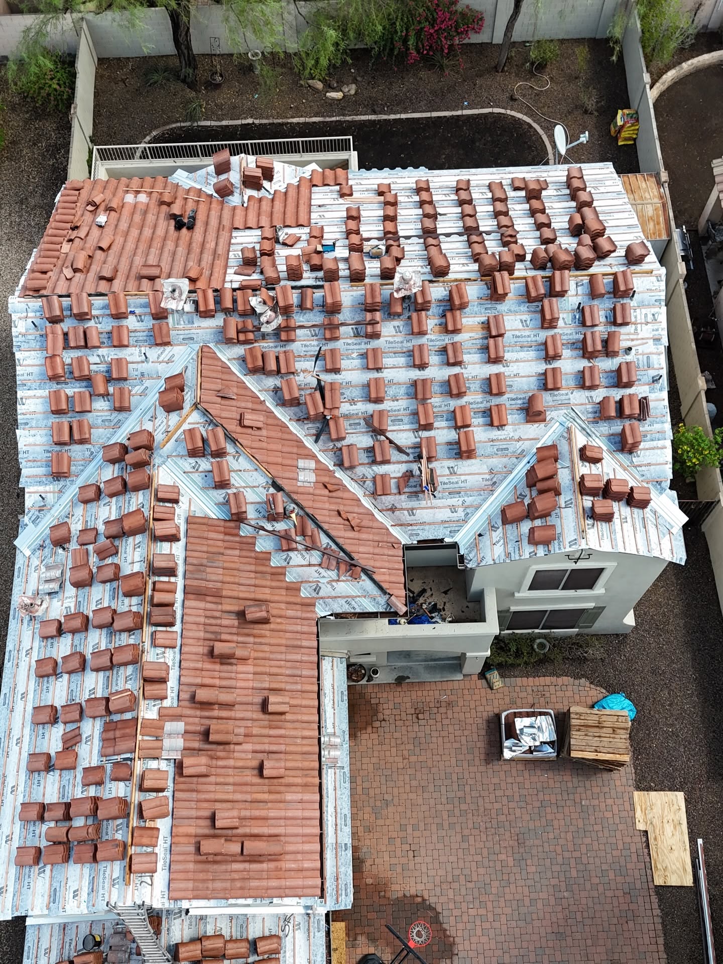 Tile Roof Lift & Relay